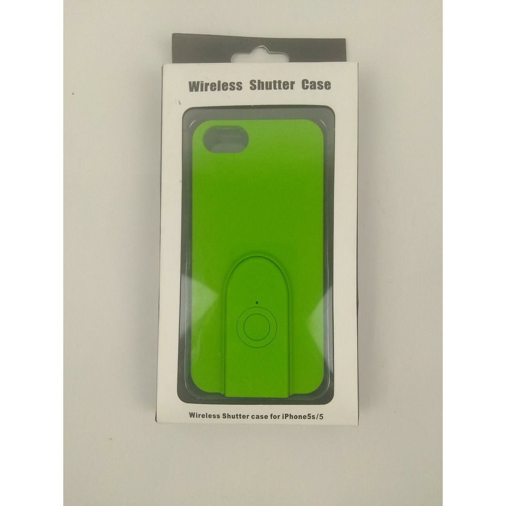Snapbuddy Wireless Shutter Case for Apple iPhone 5 5s Green Bluetooth Remote NIB